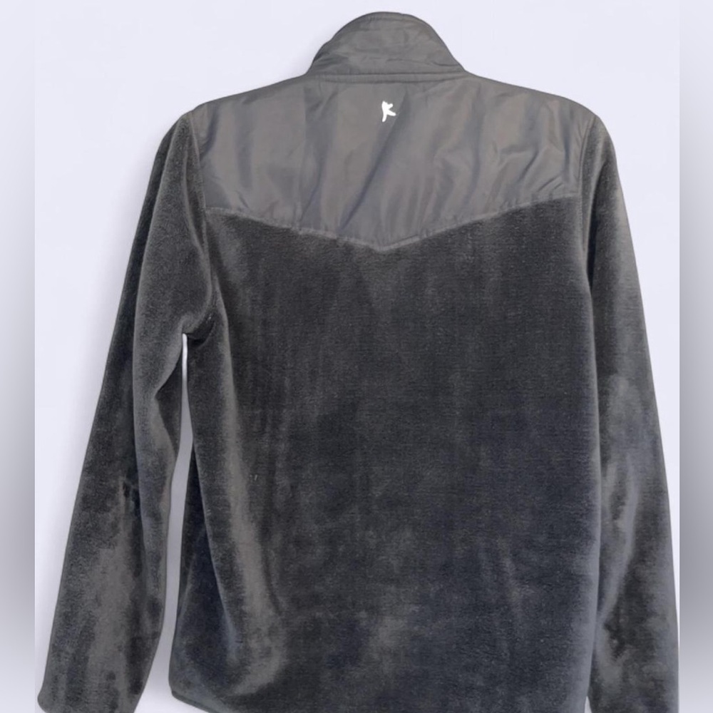 Dark grey Danskin fleece coat - Picture 3 of 3